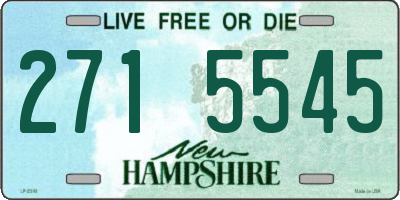 NH license plate 2715545