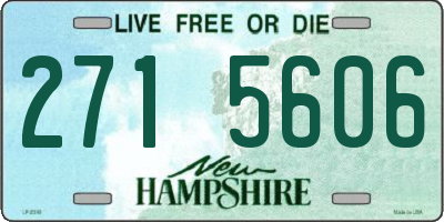 NH license plate 2715606