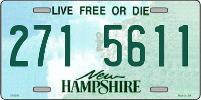 NH license plate 2715611