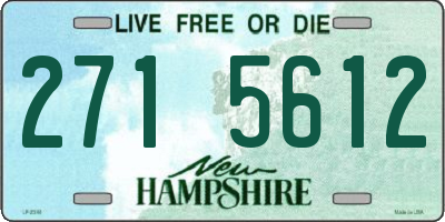 NH license plate 2715612