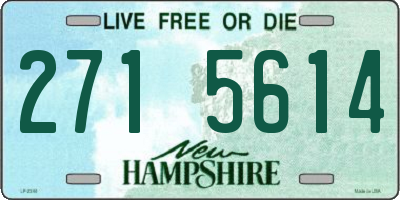 NH license plate 2715614