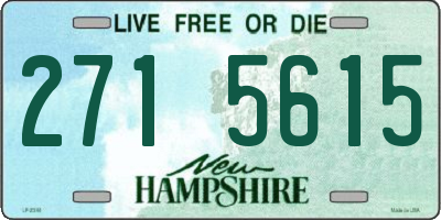 NH license plate 2715615