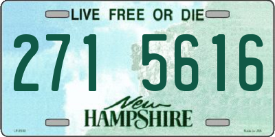 NH license plate 2715616