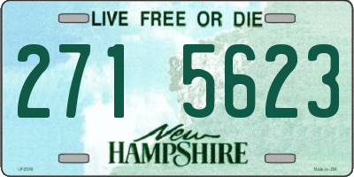 NH license plate 2715623