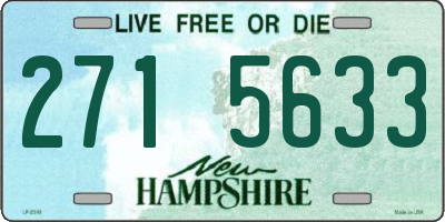 NH license plate 2715633