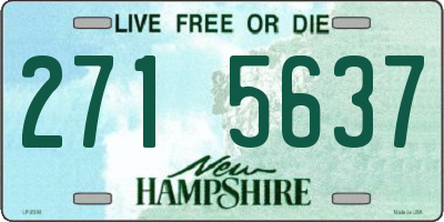 NH license plate 2715637