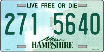 NH license plate 2715640
