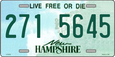 NH license plate 2715645