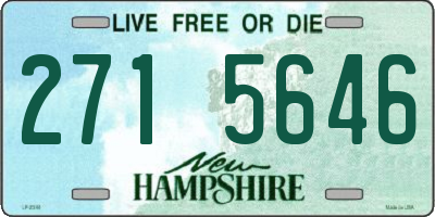NH license plate 2715646