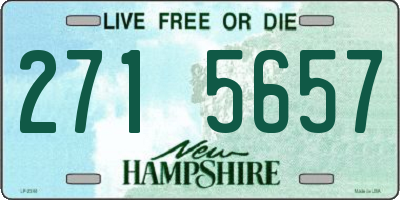 NH license plate 2715657