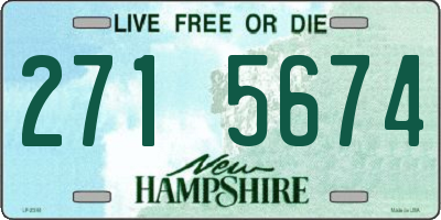 NH license plate 2715674