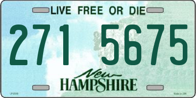 NH license plate 2715675