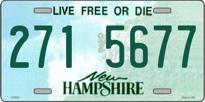 NH license plate 2715677