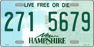 NH license plate 2715679