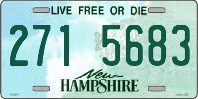 NH license plate 2715683
