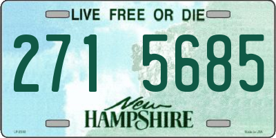 NH license plate 2715685