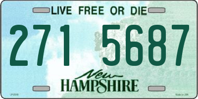 NH license plate 2715687