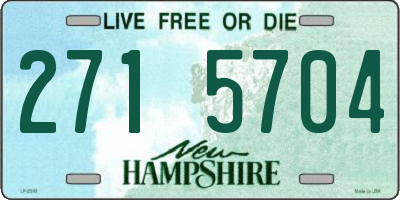 NH license plate 2715704