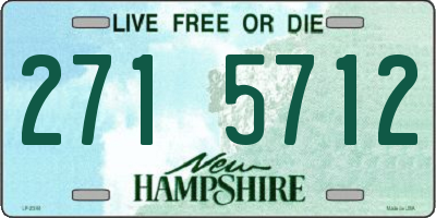 NH license plate 2715712