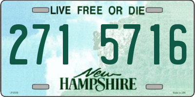 NH license plate 2715716