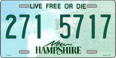 NH license plate 2715717