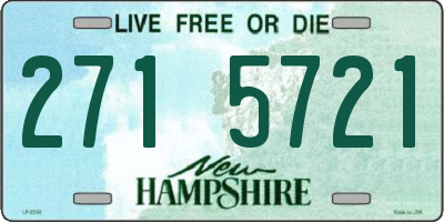 NH license plate 2715721