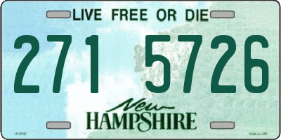 NH license plate 2715726