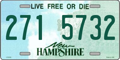NH license plate 2715732
