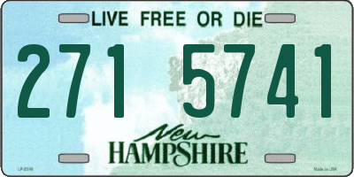 NH license plate 2715741