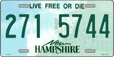 NH license plate 2715744