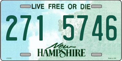 NH license plate 2715746