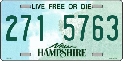 NH license plate 2715763