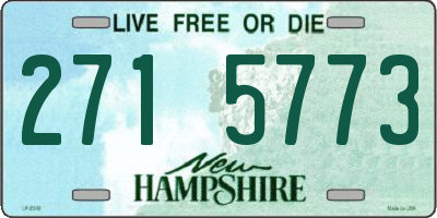 NH license plate 2715773