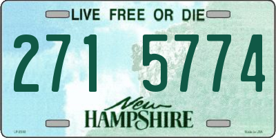 NH license plate 2715774