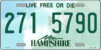 NH license plate 2715790