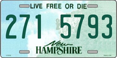 NH license plate 2715793