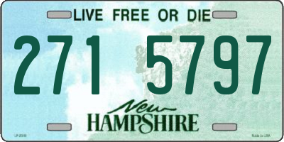 NH license plate 2715797