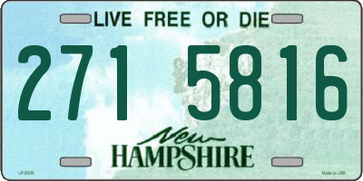 NH license plate 2715816