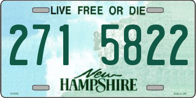 NH license plate 2715822
