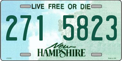 NH license plate 2715823