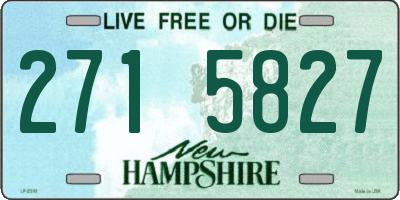 NH license plate 2715827
