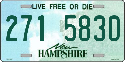 NH license plate 2715830