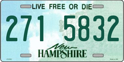 NH license plate 2715832