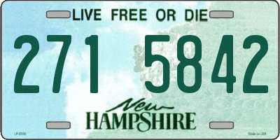 NH license plate 2715842