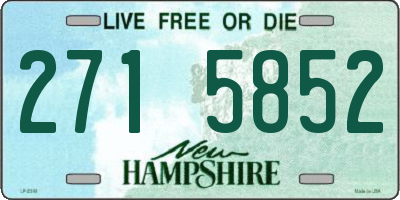 NH license plate 2715852