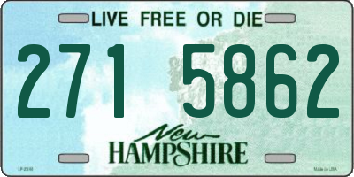 NH license plate 2715862