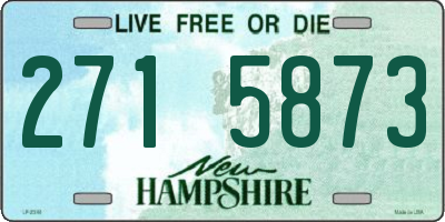 NH license plate 2715873