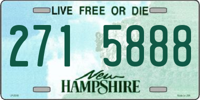 NH license plate 2715888