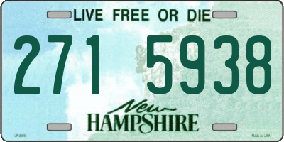 NH license plate 2715938