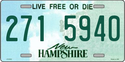 NH license plate 2715940